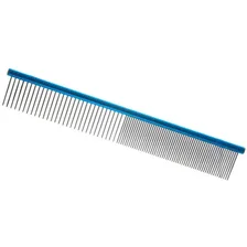 Pente Alumínio Grande 30cm Han Lien Banho E Tosa, Petshop Cor Azul E Prata Foto  mini 1
