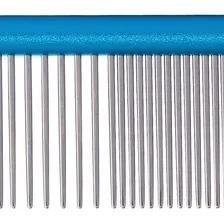 Pente Alumínio Grande 30cm Han Lien Banho E Tosa, Petshop Cor Azul E Prata Foto mini  2