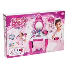 Penteadeira Infantil Da Princesa Niro Brinquedos Penteadeira infantil Com Acess贸rios Som Luz Cor Rosa Foto mini 3