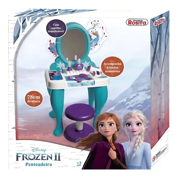 Penteadeira Infantil Frozen 2 Rosita Baby Brink Foto 1