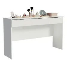 Penteadeira Madesa Camarim Carly Com 3 Gavetas (sem Painel) Cor Branco Foto  mini 1
