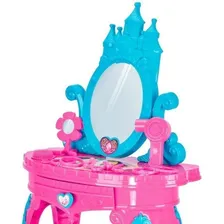 Penteadeira Princesa Brinquedo Com Banquinho+acess贸rios Foto mini 3