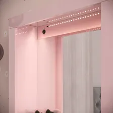 Penteadeira Rosa Suspensa Espelho Led Gavetas Entrada Usb Webshop M贸veis Foto mini 3