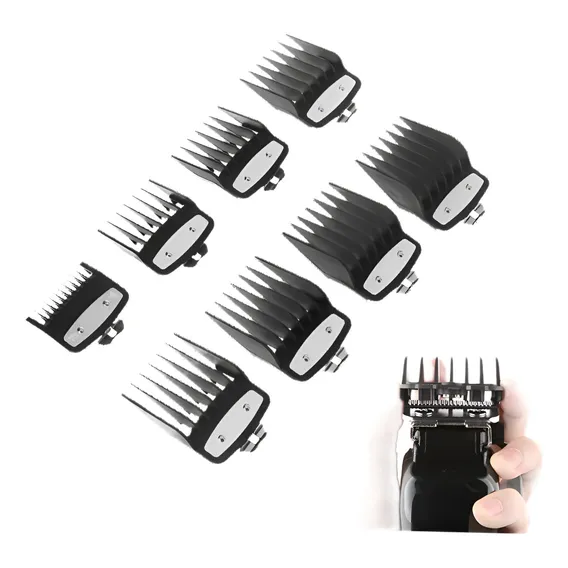 Pentes Metal Maquina Corte Cabelo P/ Wahl Cor Preto Foto 1