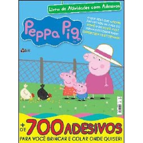 Peppa Pig Livro De Adesivo Foto 1