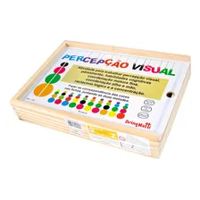 Percepção Visual Brinquedo Educativo Madeira Foto mini 1