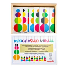 Percepção Visual Brinquedo Educativo Madeira Foto mini 3