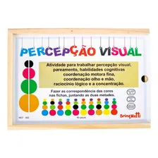 Percepção Visual Brinquedo Educativo Madeira Foto mini 2