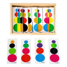 Percepção Visual Brinquedo Educativo Madeira Foto mini 4