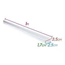 Perfil Alumínio Embutir 1m P/ Fita De Led Save Energy St2032 Foto mini 4