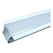 Perfil Aluminio Embutir 24x14mm 2 Metros P/ Fita Led Cor Da Luz Cor Do Perfil: AlumÃnio Foto mini 1