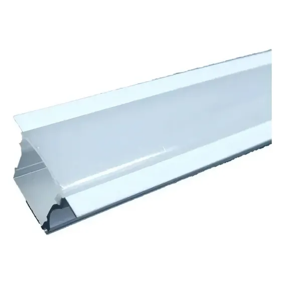 Perfil Aluminio Embutir 24x14mm 2 Metros P/ Fita Led Cor Da Luz Cor Do Perfil: AlumÃnio Foto 1