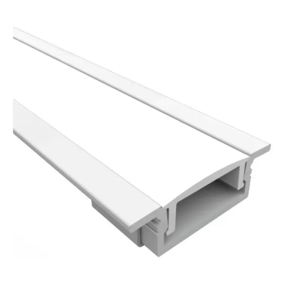 Perfil Aluminio Embutir Slim 1 Metro Para Fita Led Foto 1