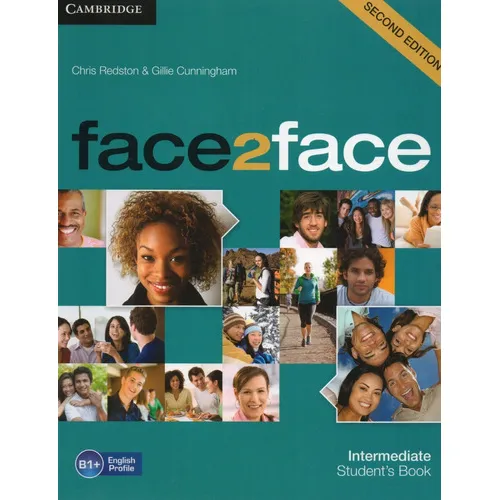 Perfil de inglês do livro Face2face Intermediate Student B1+, de Chris Redston. Editorial Cambridge, capa mole em espanhol, 2020 Foto 1