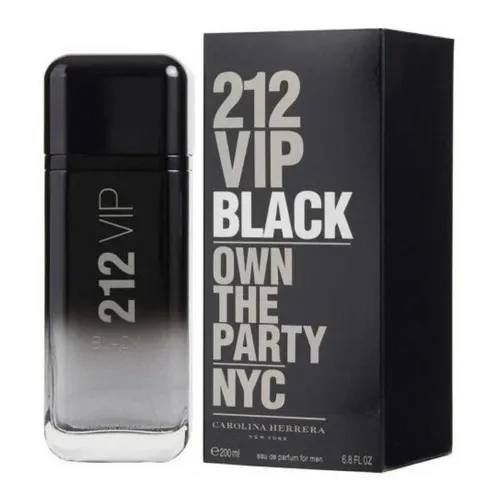 Perfume 212 Vip Black Carolina Herrera EDP 100ML Foto 1