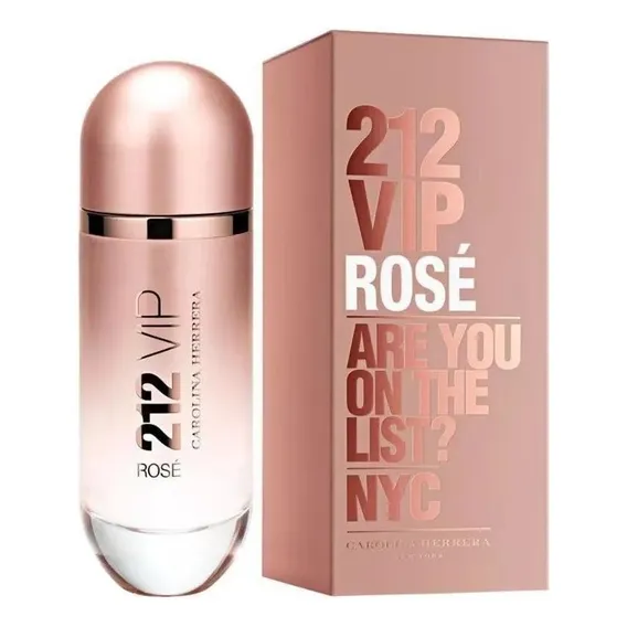 Perfume 212 Vip Rose Carolina Herrera Perfume Feminino 80 Foto 1