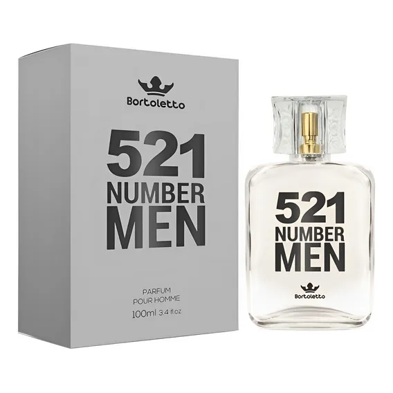 Perfume 521 Number Men 100ml Bortoletto Foto 1