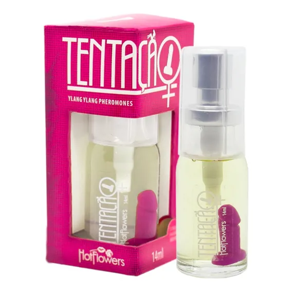 Perfume Afrodisíaco Tentação 14ml Hot Flowers Foto 1