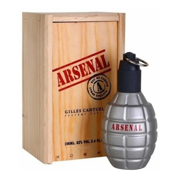 Perfume Arsenal Grey 100ml Edp Gilles Cantuel Lacrado Foto 1