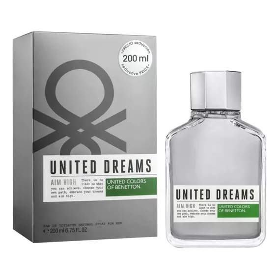 Perfume Benetton United Dreams Aim High 200ml Foto 1