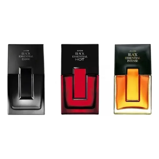 Perfume Black Essential Avon Com Os 3 Melhores De 100ml Foto 1
