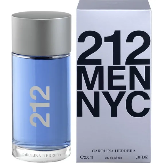 Perfume Carolina Herrera 212 Men NYC EDT 200ml para Masculino Foto 1
