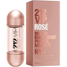Perfume Carolina Herrera 212 Vip Rose 125ml Foto mini 1