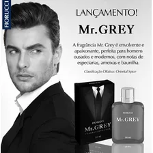 Perfume Col么nia Masculino Fiorucci Mr. Grey 90ml Foto mini 2