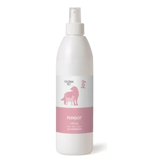 Perfume Col么nia Pet Joy Perigot 500ml Banho Tosa C茫es Gatos Foto 1