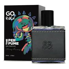 Perfume Com Cheiro Amadeirado Para Homem Go Rock 50ml Foto  mini 1