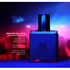 Perfume Com Cheiro Amadeirado Para Homem Go Rock 50ml Foto mini  3