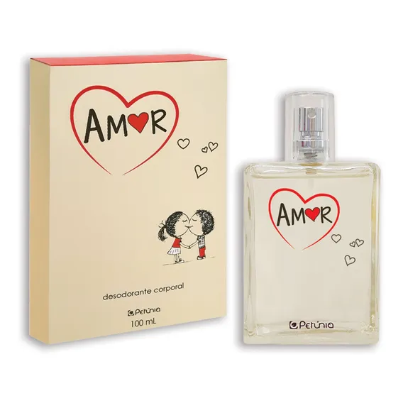 Perfume Desodorante Corporal Amor Petúnia 100ml Foto 1