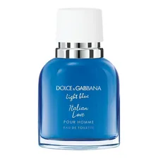 Perfume Dg Light Blue Pour Homme Italian Love Masc Edt 50ml Foto  mini 1
