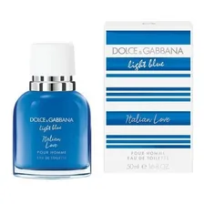 Perfume Dg Light Blue Pour Homme Italian Love Masc Edt 50ml Foto mini  2