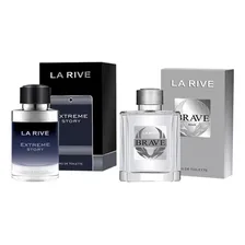 Perfume Extreme Story 75ml + Brave 100ml La Rive Foto  mini 1