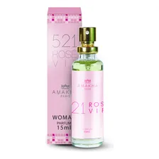 Perfume Feminino 521 Rosé Vip Amakha Paris 15ml Bolso Bolsa Foto  mini 1