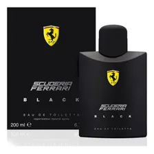Perfume Ferrari Black Masculino Eau De Toilette 200ml Foto  mini 1