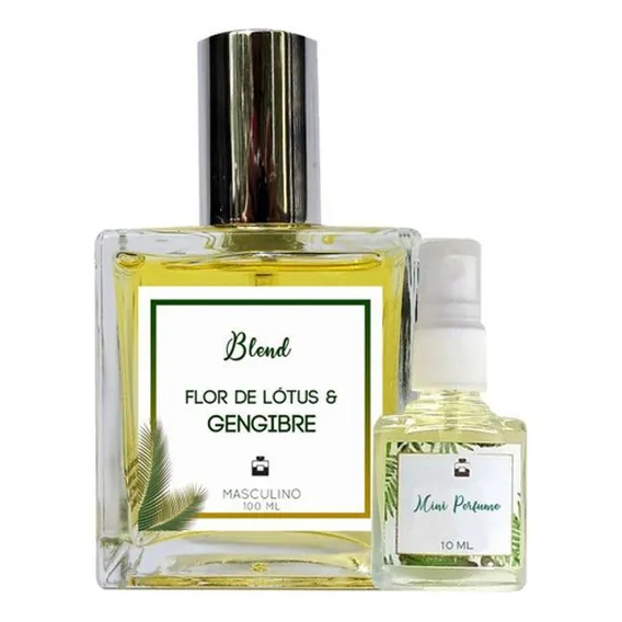 Perfume Flor De L贸tus & Gengibre 100ml Masculino + Presente Foto 1