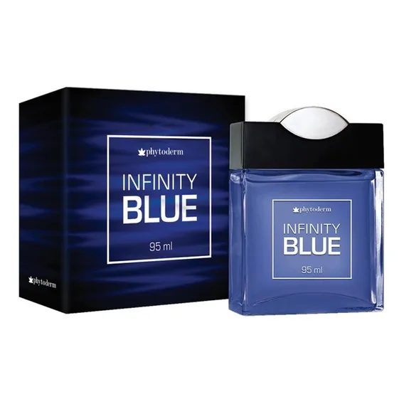 Perfume Infinity Blue Phytoderm Deo Col么nia 95ml Foto 1