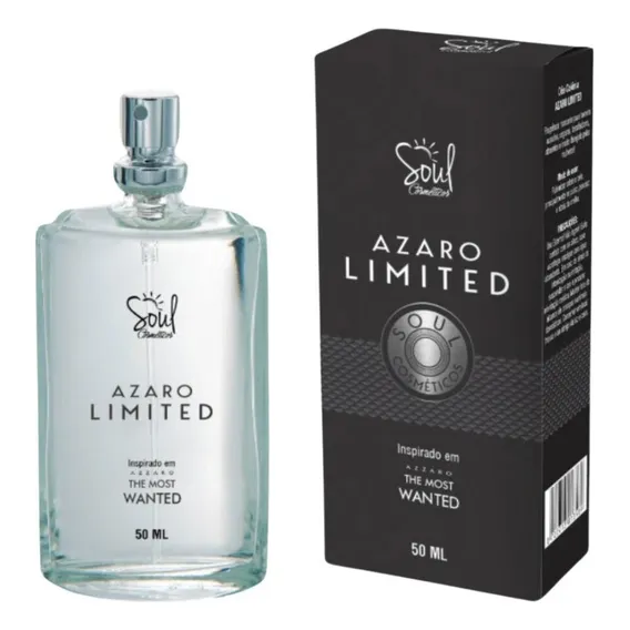 Perfume Masculino 50ml Azaro Limited Elegância Confiança Foto 1
