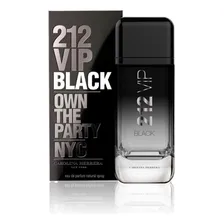 Perfume Masculino Carolina Herrera 212 Vip Black 200ml Foto  mini 1