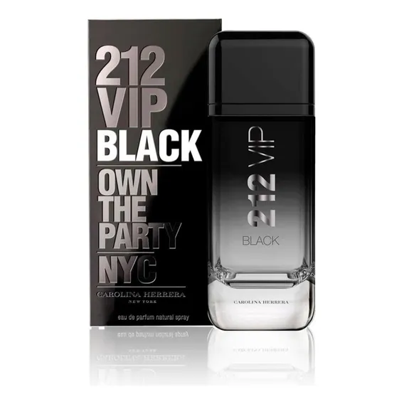 Perfume Masculino Carolina Herrera 212 Vip Black 200ml Foto 1