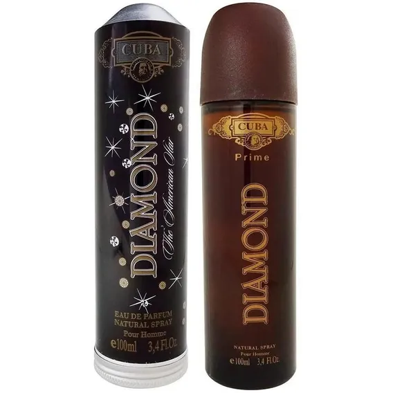Perfume Masculino Diamond Prime 100 Edp Cuba Charuto Foto 1