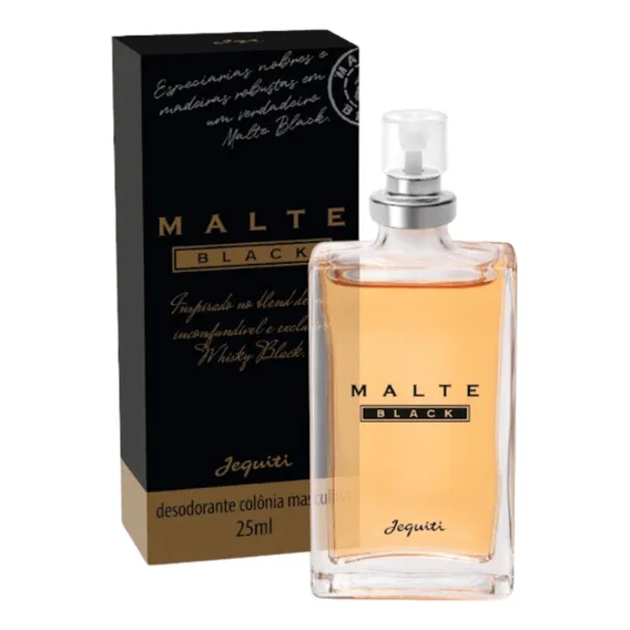 Perfume Masculino Malte Black 25ml Jequiti Volume Da Unidade 25 Foto 1