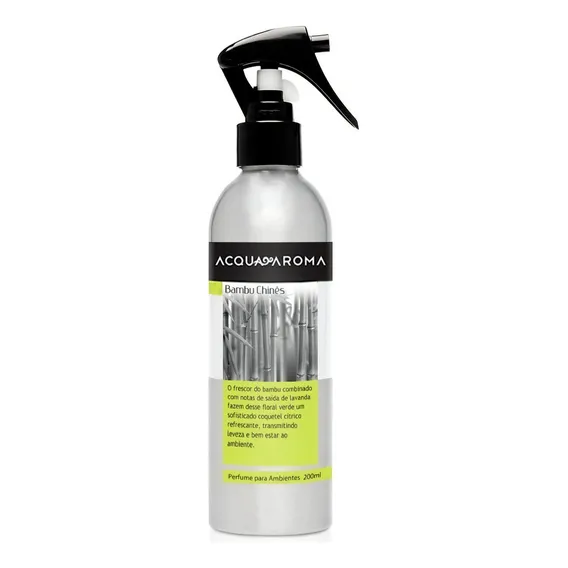 Perfume Para Ambiente 200ml Bambu Chinês - Acqua Aroma Foto 1
