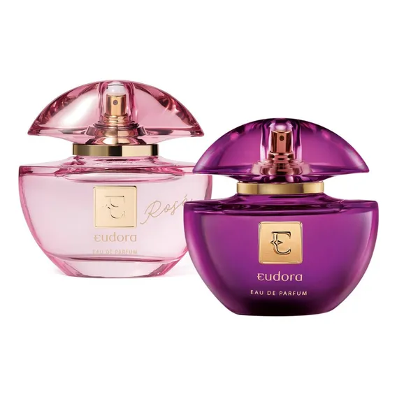 Perfume Rosé Eudora Eau De Parfum 75ml + Eudora Eau De Parfum Tradicional Feminino 75ml Foto 1