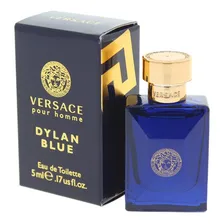 Perfume Versace Dylan Blue Edt 5ml miniatura Colecionável Foto mini 1