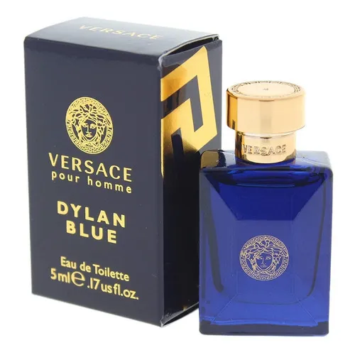 Perfume Versace Dylan Blue Edt 5ml miniatura Colecionável Foto 1
