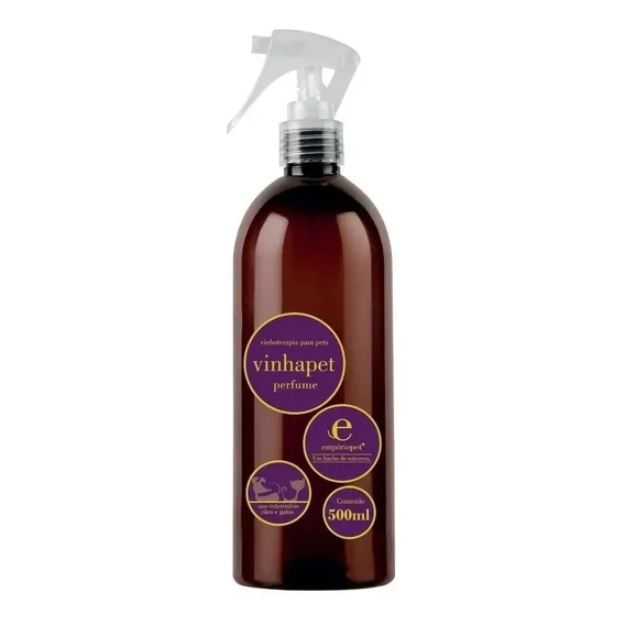 Perfume Vinhapet Cães E Gatos Profissional Emporio Pet 500ml Foto 1