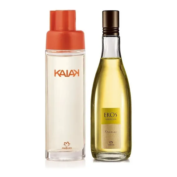 Perfumes Kaiak Feminino + Ekos Maracujá Natura Originais Foto 1